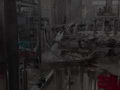 Water production line machine working without bottle video