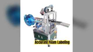 Automatic Foam Labeling Machine CH-612F Precision