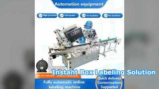 Automatic Labeling Machine for Boxes & Products