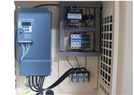 22Kw Variable Speed Screw Compressor Rotary 440v Single Stage Boss End