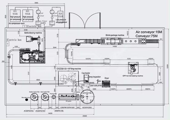 Automatic Complete 5 Gallon Drinking Water Production Line Machine for Industrial