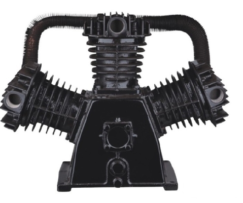 4HP/3.0KW Quiet Reciprocating Piston Compressor Head Adjustable Speed 920 RPM 8bar Pressure