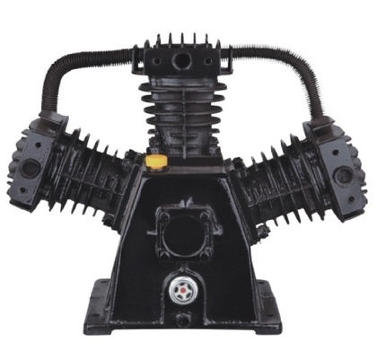 80mm*3  Reciprocating Piston Compressor head 10HP/7.5KW Positive Displacement with Air Compressor Head