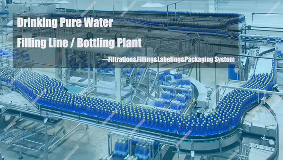 Automatic Bottled Pure Water Package Machine Rotary Three In One