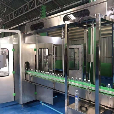 Automatic Rotary 3 In 1 Pet Plastic Bottle Filling Machine For Purified Pure Mineral Spring Drinking Water