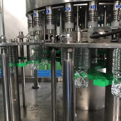 Automatic Rotary 3 In 1 Pet Plastic Bottle Filling Machine For Purified Pure Mineral Spring Drinking Water