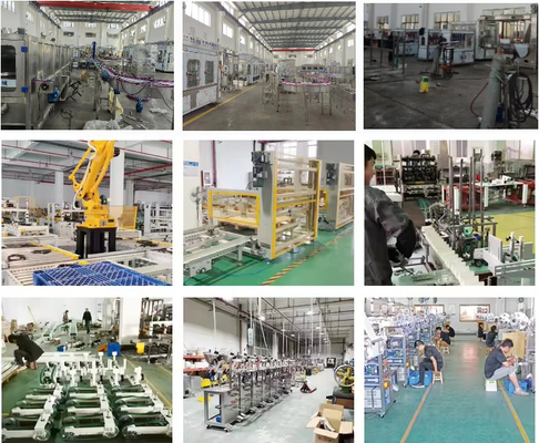 50-1000ml Power System Liquid Filling Production Line Smooth Operation Compact Type