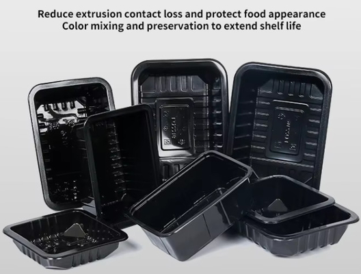 Food Preservation Master Hot Meal Tray Sealing Machine Fast Food Tray Lunch Box Sealing Packaging Machine