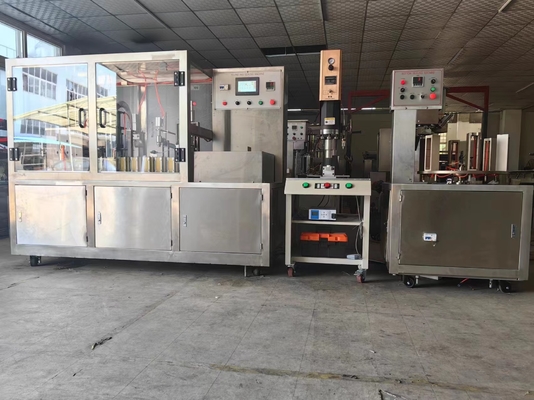 Gable Top Carton Automatic Cartoning Machine Heat Sealing Safety with Emergency Stop Button