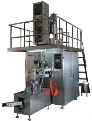PLC Controlled Milk Cartons Fill And Seal Machine Touch Screen Operation 380V/50Hz Power Supply