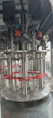 Roller Sealing Multi-Head Bottles Filling And Caps Sealing Packing Machine For Production