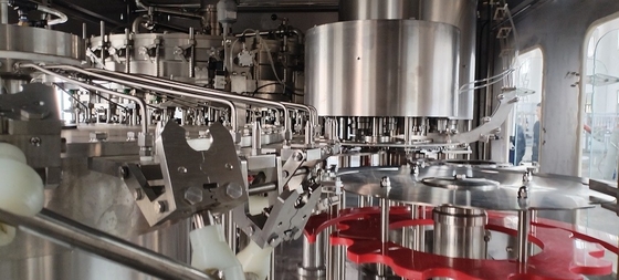 Touch Screen BFS-4500 Fill Seal Machine For 50-500ml Bottles/Cans