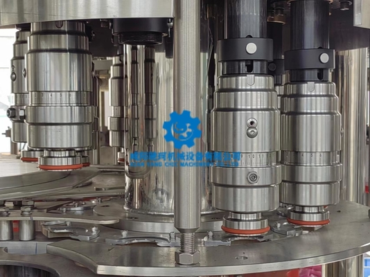 Stainless Steel Touch Screen Bottles Fill Seal Machine Safety Features Roller Sealing Technology
