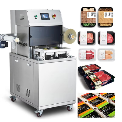 Vacuum Skin Packaging Machine Fish Seafood Fruits Meat Sausage Beef Skin Food Meat Fish Rice Fruit Vegetable Vacuum Seal