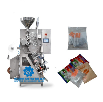 2.0 KW High Speed 304 Stainless Steel Tea Bag Filling Machine for Three Sides Sealed Bags