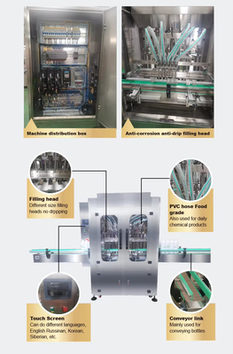 Cosmetic Bottle Filling Machine Gel Shampoo High Viscosity Filling Machine