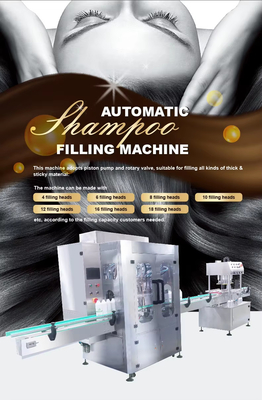 Cosmetic Bottle Filling Machine Gel Shampoo High Viscosity Filling Machine