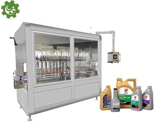 Automatic Brake Oil Refrigerant Oil Lube And Engine Oil Filling Capping And Labeling Machine