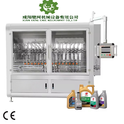 Automatic Brake Oil Refrigerant Oil Lube And Engine Oil Filling Capping And Labeling Machine