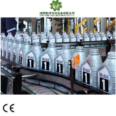 Automatic Brake Oil Refrigerant Oil Lube And Engine Oil Filling Capping And Labeling Machine