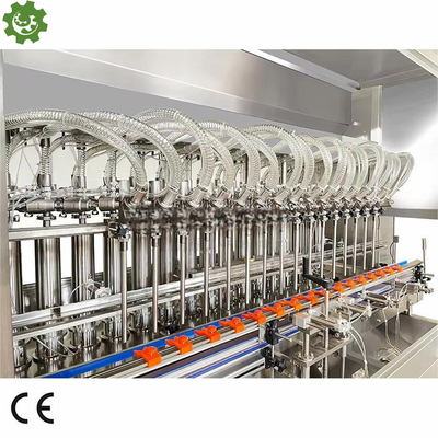Automatic Brake Oil Refrigerant Oil Lube And Engine Oil Filling Capping And Labeling Machine