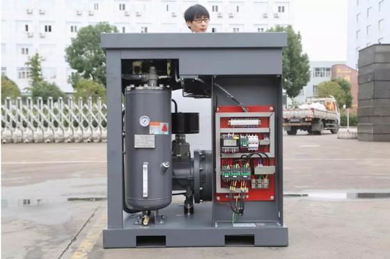 15kw Rotary Screw Air Compressor Air Compressor For Sand Blasting Oil Lubricated Electric Screw Air Compressor Machines