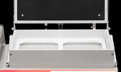 Hand Pressed Body Plastic Tray Vacuum Skin Sealing Machine DQ300VST  Fast Food Customizable Tray Sealing Machine