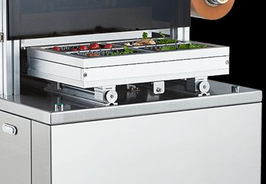 Factory Direct Sell Vertical Modified Atmosphere Sealer Automatic Plastic Customized Tray DQ480L-E High Quality Tray Sealer