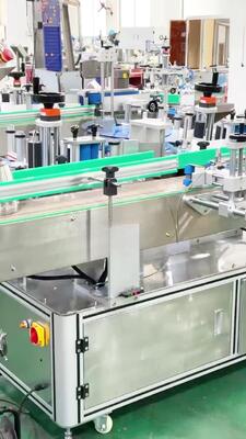 Source Factory Fully automatic double head round bottle labeling machine CH-306  neck label automatic labeling machine, beer labeling machine