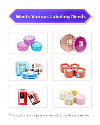 Customized full-automatic tape winding sealing and labeling machine CH-308 for cookie box, fresh fruit foam box sealing machine