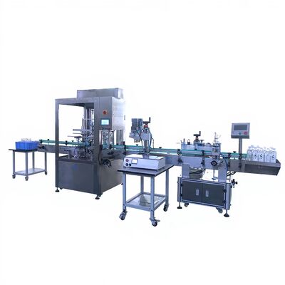 Customized Fully Automatic Four Head Red Wine Lamp Inspection and Filling Machine CH-400 Liquid Filling and Labeling