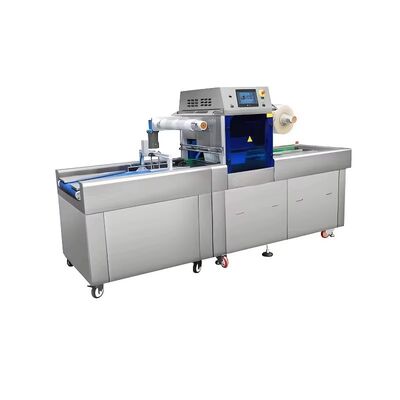 Full-Automatic Continuous Vacuum Skin Airflow Displacement Chain Plastic All-in-one Machine DQ630AT-VS High Quality Tray Sealer Machine