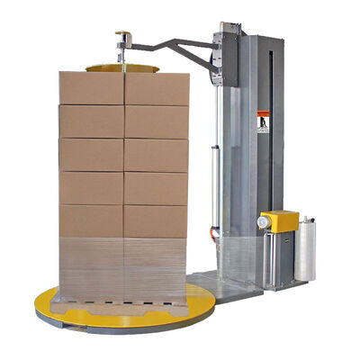 CHIC Manufacturer Intelligent Pressurized Pre-stretch Top-Press Automatic Electric Driven Pallet Strapping Machines Strap