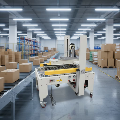 Automatic Folding and Sealing Machine One Line Tape Sealing Machine Carton Tape Automatic Sealing Machine Manufacturer