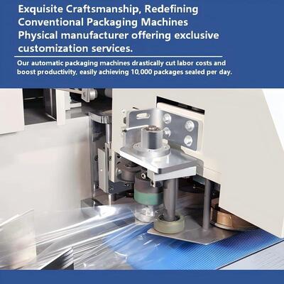 Fully Automatic CHIC Brand Pillow Heat Shrink Film Packaging Machine for Tableware Bottles Milk Tea & Cosmetic Wrapping