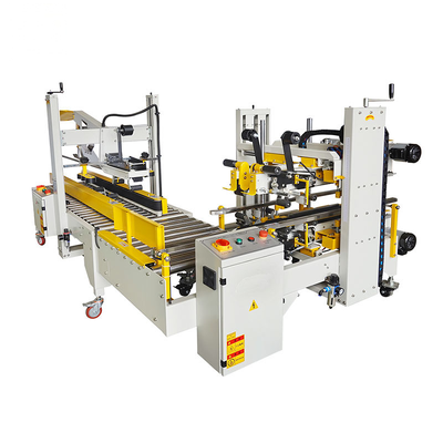 Automatic H-Type Carton Sealing Machine with Flap Folding and Four-Corner H-Box Sealing for Food Packaging