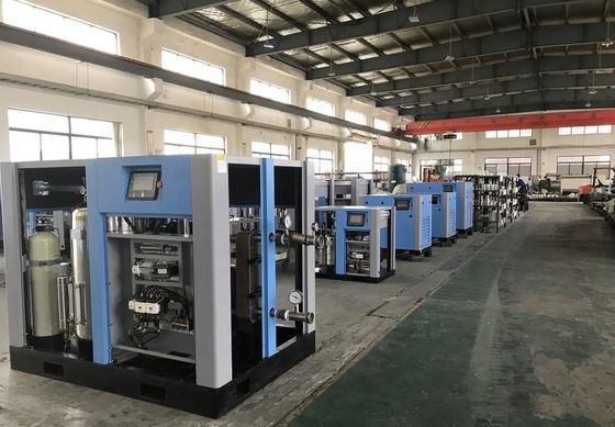 Industrial Screw Air Compressor Pressure 0.7 - 1.2MPa Oil Separation Efficiency ≥99.9%