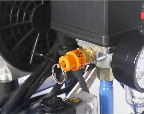 800w Oil Free Piston Air Compressor Single Piston 25L Multi Phase Filteration