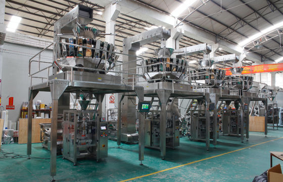 14 Multihead Check Weigher Mental Detector Pillow Bag Snacks Date Packaging Machine