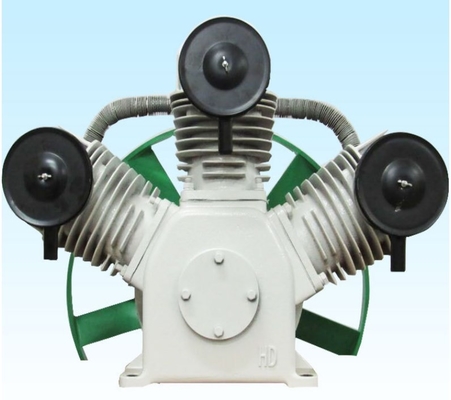 11KW/15HP Reciprocating Oil Free Piston Air Compressor Head Belt Driven