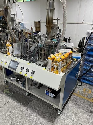 Stainless Steel PLC Control Cartoning Machine For Gable Top Cartons