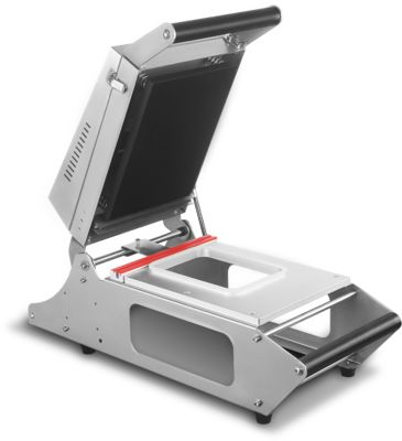 Customizable Manual Sealer Machine with Adjustable Temperature Control and Ergonomic Handle for Food Trays