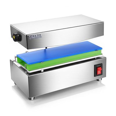 304 Stainless Steel Manual Heat Sealer Machine with Adjustable Temperature CE Certified for Food Tray Sealing
