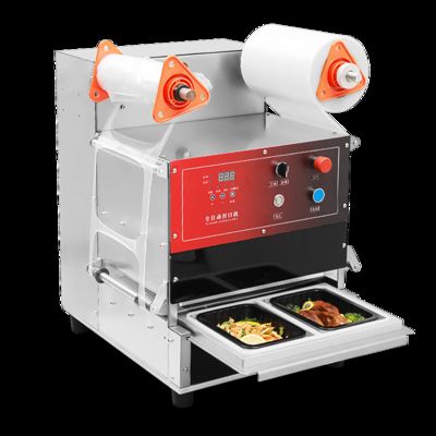 Plastic Material Tray Electric Ordinary Packing DF300TA Automatic Fast Food Box/Tray Sealing Machine