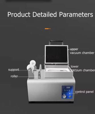 Plastic Tray Vacuum Skin Sealing Machine Hand Press Skin Sealing Machine DQ230VST  Fast Food Box/Tray Sealing Machine