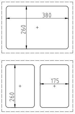 Factory Direct Sale Automatic Vertical Vacuum Skin Sealing Machine DQ330VSL Food Seafood Meat Food Container Sealing Machine