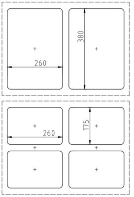 Factory Direct Sale Automatic Vertical Vacuum Skin Sealing Machine DQ440VSL Food Seafood Meat Food Container Sealing Machine