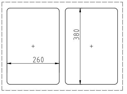 Factory Direct Sale Automatic Vertical Vacuum Skin Sealing Machine DQ440VSL Food Seafood Meat Food Container Sealing Machine
