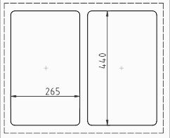 Factory Supply Customized Automatic Vertical Body Vacuum Skin Sealing Machine  DQ480VSL Food Tray Sealing Machine