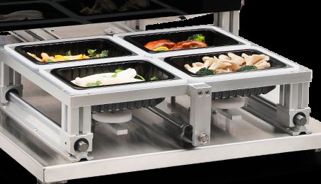 Desktop Portable Modified Atmosphere Control Precise Gas Injection DQ370T-E Tray Sealing Machine Keeping Food Fresh